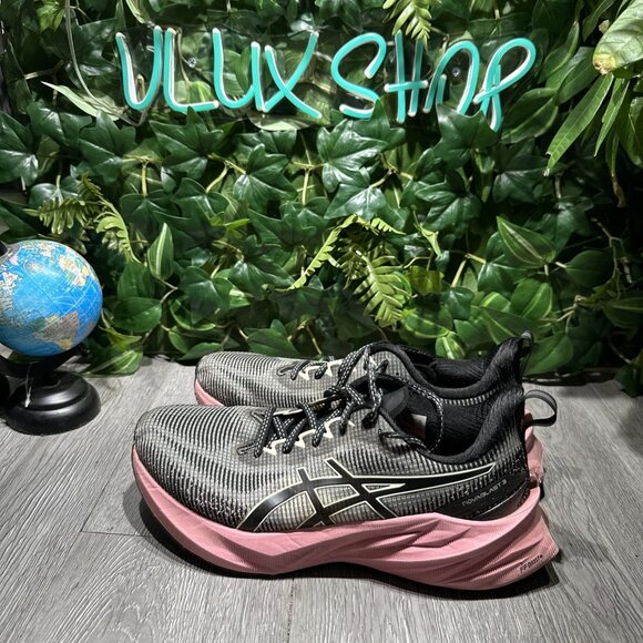 Asics Womens Novablast 3 LE 1012B410 Black Running Shoes Sneakers Size 10 - Picture 4 of 10